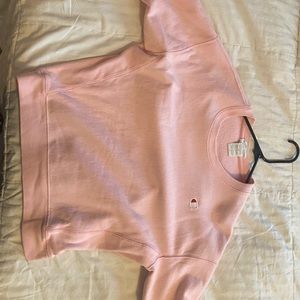 baby pink champion crew neck
